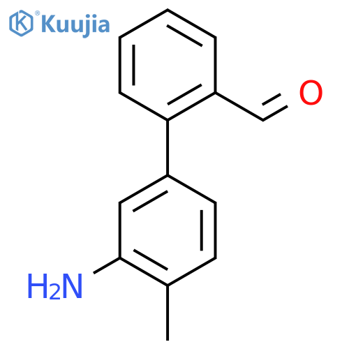 2-(3-amino-4-methylphenyl)benzaldehyde structure
