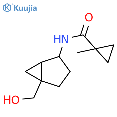 Cyclopropanecarboxamide, N-[5-(hydroxymethyl)bicyclo[3.1.0]hex-2-yl]-1-methyl- structure