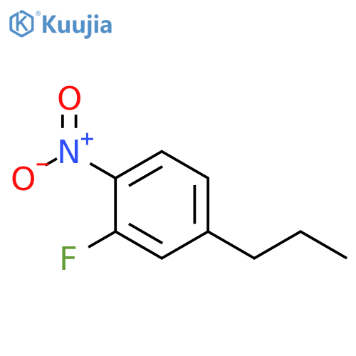 Benzene, 2-fluoro-1-nitro-4-propyl- structure
