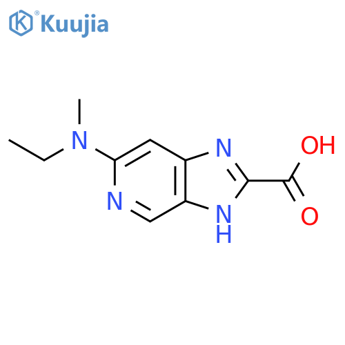 3H-Imidazo[4,5-c]pyridine-2-carboxylic acid, 6-(ethylmethylamino)- structure