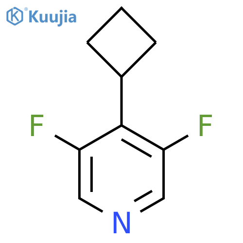 4-Cyclobutyl-3,5-difluoropyridine structure