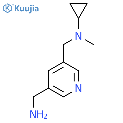 3,5-Pyridinedimethanamine, N3-cyclopropyl-N3-methyl- structure