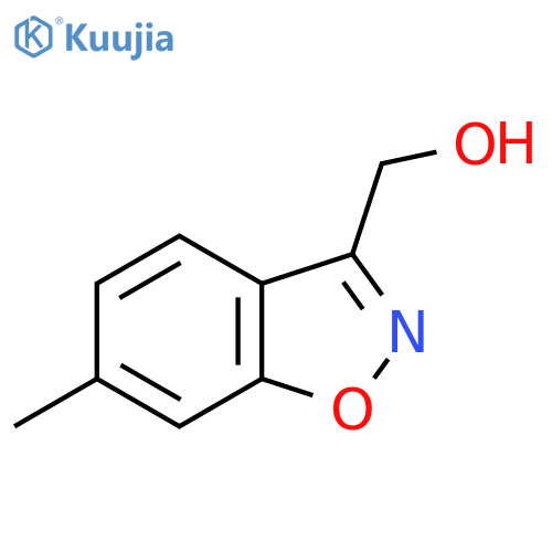 1,2-Benzisoxazole-3-methanol, 6-methyl- structure