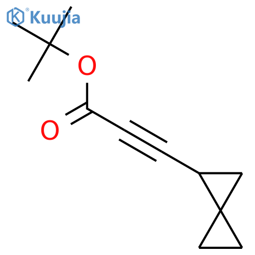 Tert-butyl 3-{spiro[2.2]pentan-1-yl}prop-2-ynoate structure