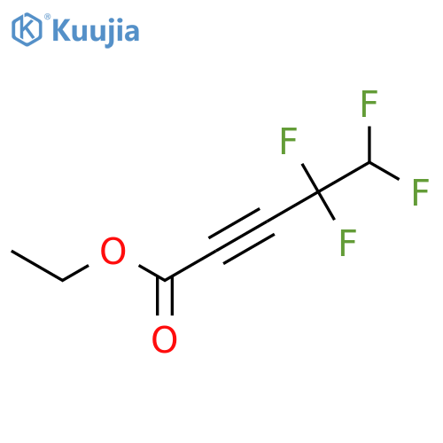 Ethyl 4,4,5,5-tetrafluoropent-2-ynoate structure