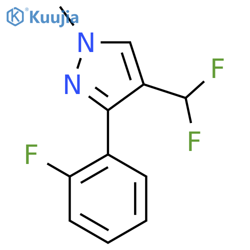 4-(difluoromethyl)-3-(2-fluorophenyl)-1-methyl-1H-pyrazole structure