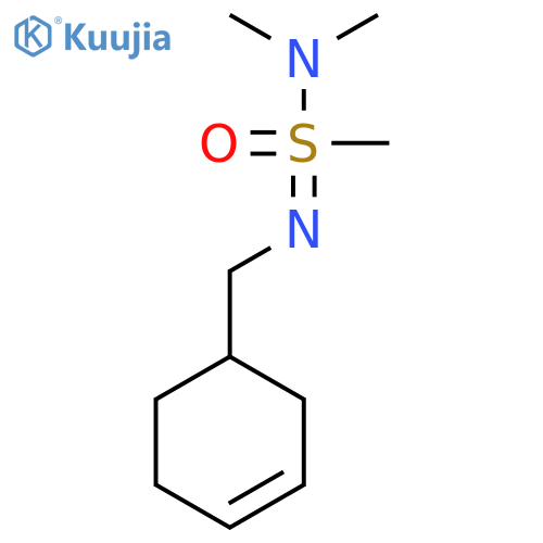 N-[(cyclohex-3-en-1-yl)methyl]-N,N-dimethylmethanesulfonoimidamide structure
