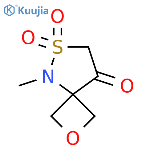 5-methyl-2-oxa-6lambda6-thia-5-azaspiro3.4octane-6,6,8-trione structure