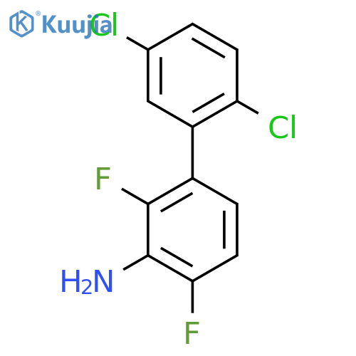 3-(2,5-Dichlorophenyl)-2,6-difluoroaniline structure
