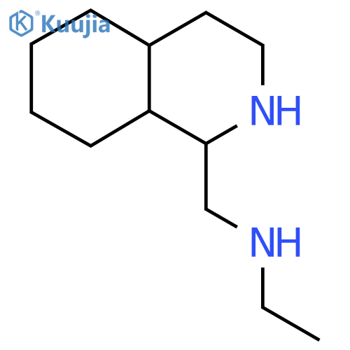 [(Decahydroisoquinolin-1-yl)methyl](ethyl)amine structure