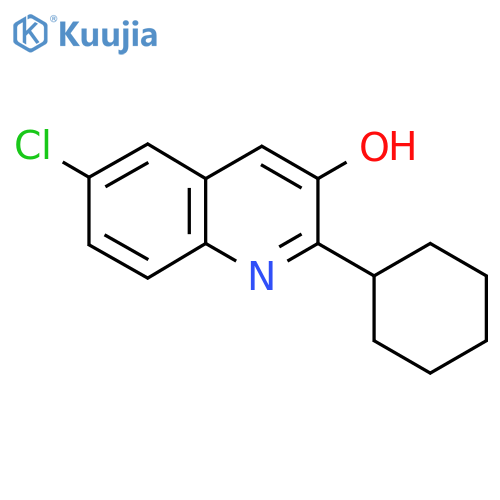 6-Chloro-2-cyclohexylquinolin-3-ol structure