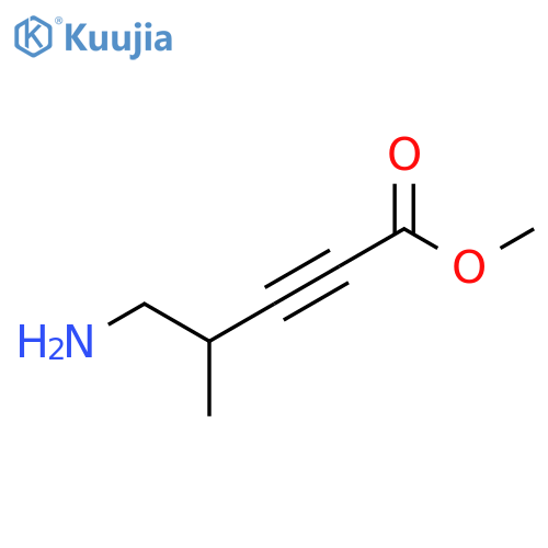 Methyl 5-amino-4-methylpent-2-ynoate structure