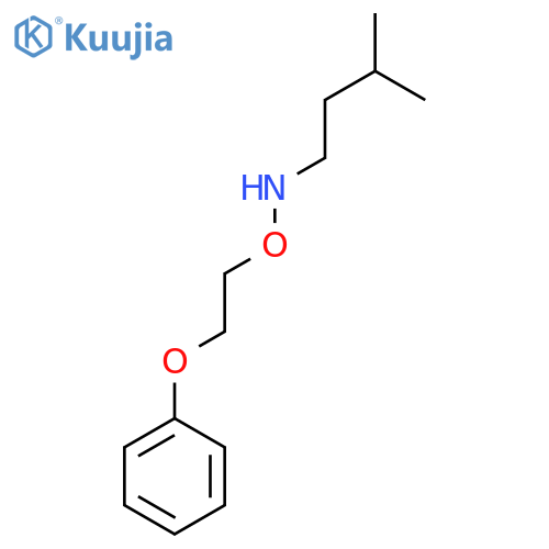 (3-Methylbutyl)(2-phenoxyethoxy)amine structure