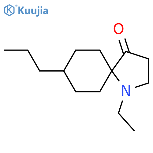 1-Ethyl-8-propyl-1-azaspiro[4.5]decan-4-one structure