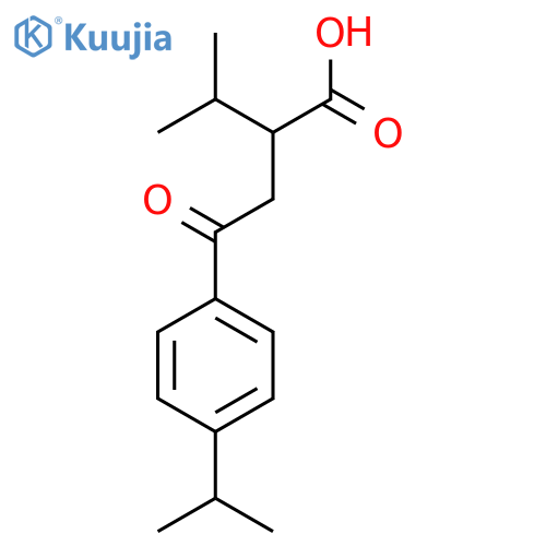 4-Oxo-2-(propan-2-yl)-4-[4-(propan-2-yl)phenyl]butanoic acid structure