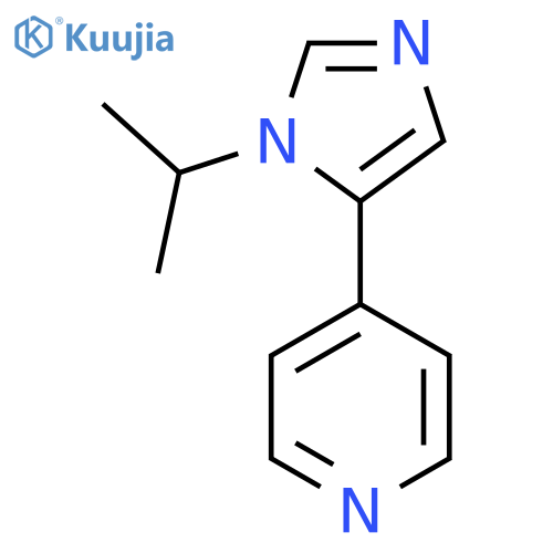 4-1-(propan-2-yl)-1H-imidazol-5-ylpyridine structure