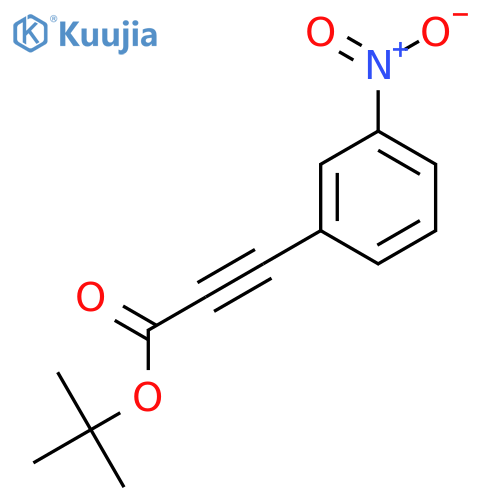 Tert-butyl 3-(3-nitrophenyl)prop-2-ynoate structure