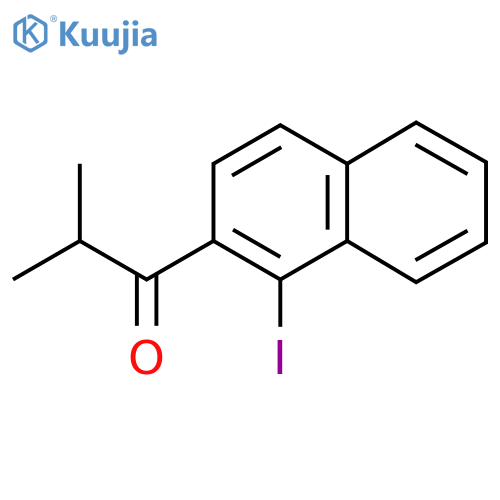 1-(1-iodonaphthalen-2-yl)-2-methylpropan-1-one structure