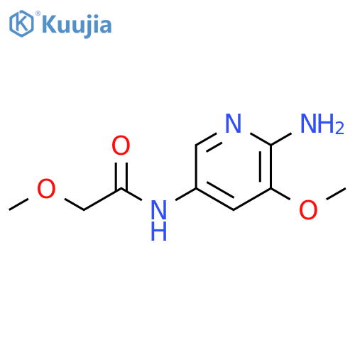 Acetamide, N-(6-amino-5-methoxy-3-pyridinyl)-2-methoxy- structure