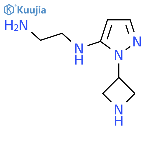 N1-1-(azetidin-3-yl)-1H-pyrazol-5-ylethane-1,2-diamine structure