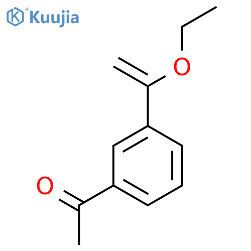 1-[3-(1-Ethoxyethenyl)phenyl]ethan-1-one structure
