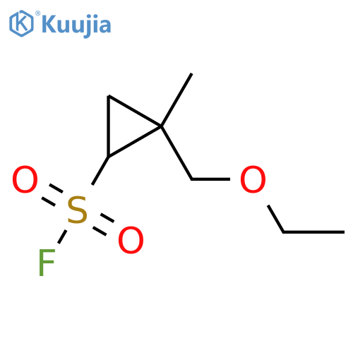 2-(Ethoxymethyl)-2-methylcyclopropane-1-sulfonyl fluoride structure