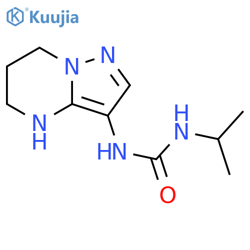 Urea, N-(1-methylethyl)-N'-(4,5,6,7-tetrahydropyrazolo[1,5-a]pyrimidin-3-yl)- structure