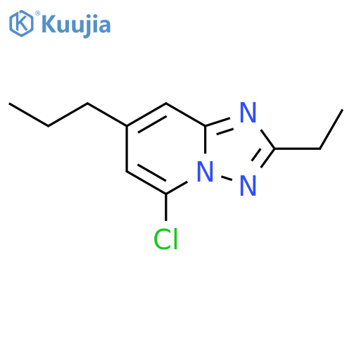 5-chloro-2-ethyl-7-propyl-1,2,4triazolo1,5-apyridine structure