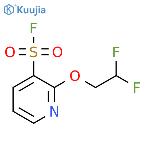 2-(2,2-Difluoroethoxy)pyridine-3-sulfonyl fluoride structure