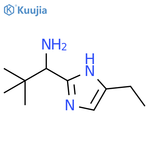 1H-Imidazole-2-methanamine, α-(1,1-dimethylethyl)-5-ethyl- structure