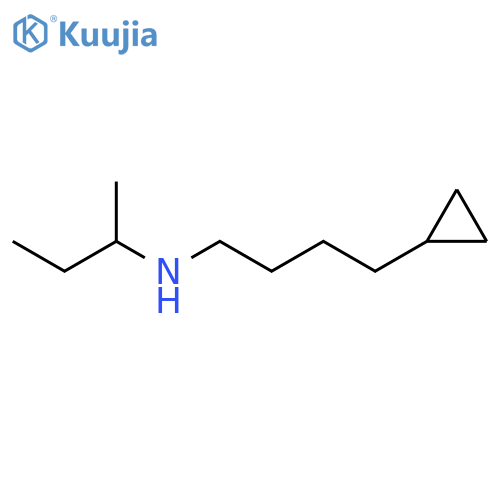 Cyclopropanebutanamine, N-(1-methylpropyl)- structure