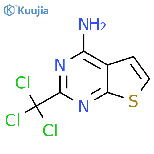 2-(Trichloromethyl)thieno[2,3-d]pyrimidin-4-amine structure