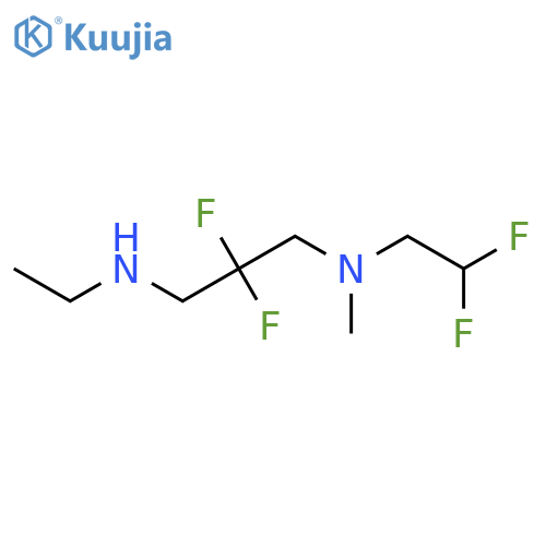 {3-[(2,2-Difluoroethyl)(methyl)amino]-2,2-difluoropropyl}(ethyl)amine structure