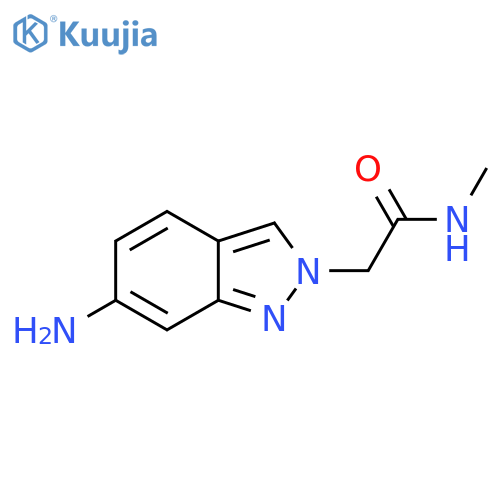 2-(6-amino-2H-indazol-2-yl)-N-methylacetamide structure