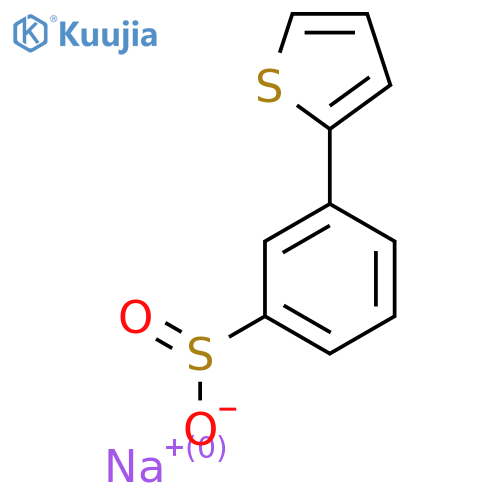 Sodium 3-(thiophen-2-yl)benzene-1-sulfinate structure