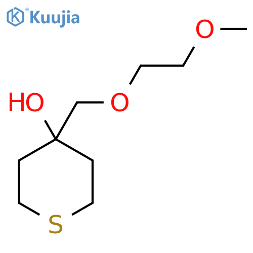4-(2-methoxyethoxy)methylthian-4-ol structure