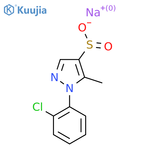 sodium 1-(2-chlorophenyl)-5-methyl-1H-pyrazole-4-sulfinate structure
