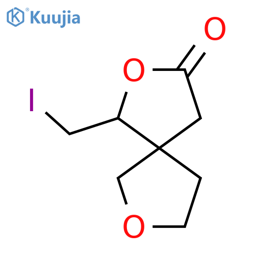 1-(Iodomethyl)-2,7-dioxaspiro[4.4]nonan-3-one structure