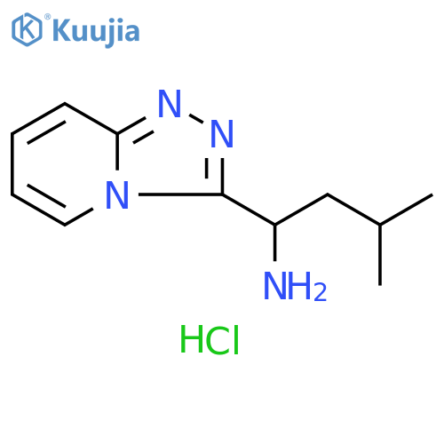 3-methyl-1-{1,2,4triazolo4,3-apyridin-3-yl}butan-1-amine dihydrochloride structure