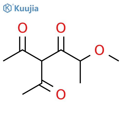 3-acetyl-5-methoxyhexane-2,4-dione structure