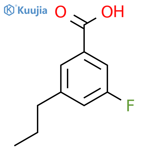 3-Fluoro-5-propylbenzoic acid structure