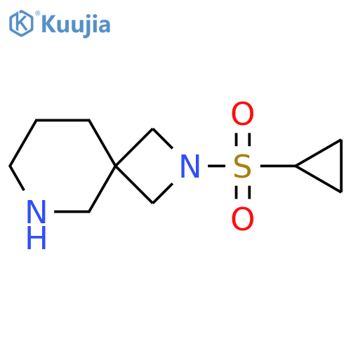 2,6-Diazaspiro[3.5]nonane, 2-(cyclopropylsulfonyl)- structure