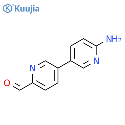 [3,3'-Bipyridine]-6-carboxaldehyde, 6'-amino- structure