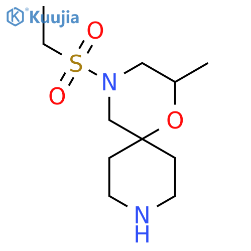 4-(Ethanesulfonyl)-2-methyl-1-oxa-4,9-diazaspiro[5.5]undecane structure