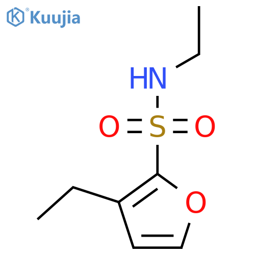 N,3-diethylfuran-2-sulfonamide structure