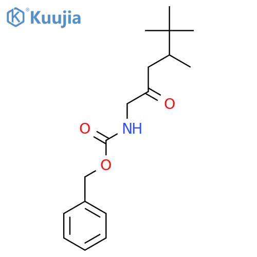 benzyl N-(4,5,5-trimethyl-2-oxohexyl)carbamate structure