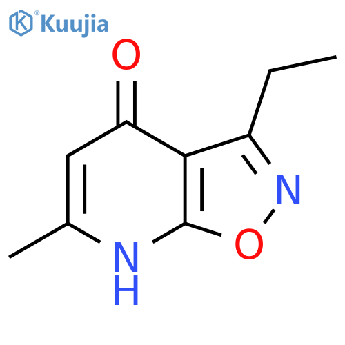 3-Ethyl-6-methyl-[1,2]oxazolo[5,4-b]pyridin-4-ol structure