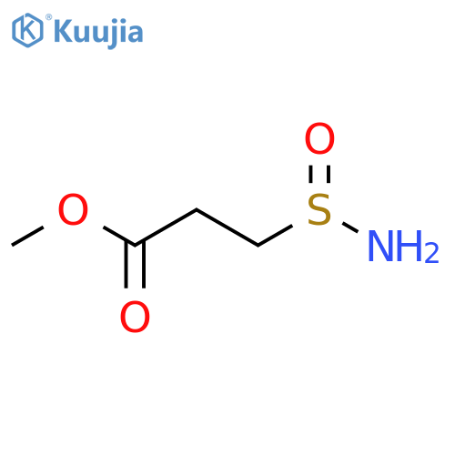 Methyl 3-(aminosulfinyl)propanoate structure