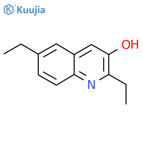 2,6-Diethylquinolin-3-ol structure