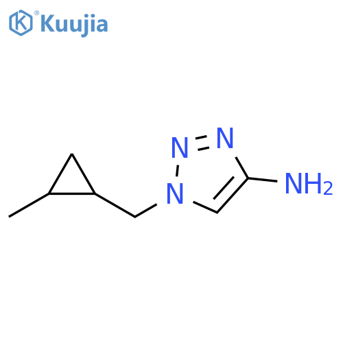 1H-1,2,3-Triazol-4-amine, 1-[(2-methylcyclopropyl)methyl]- structure